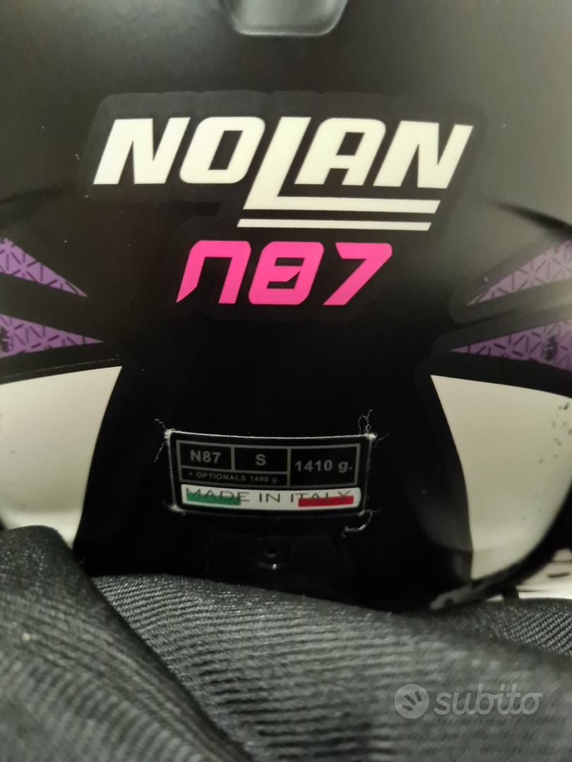 Silipigni Motors - NOLAN N87 CARNIVAL N-Com 86 FLAT BLACK Casco Integrale  Moto NolanGroup Per Donna