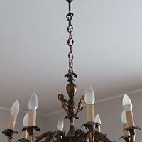 lampadario 8 lampadine anni '60