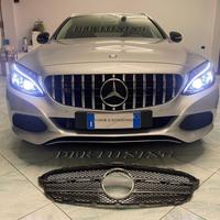 Calandra Mercedes Classe C W205 14-18 look GTR