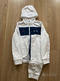 tuta nike bianca e blu