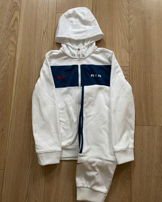 tuta nike bianca e blu