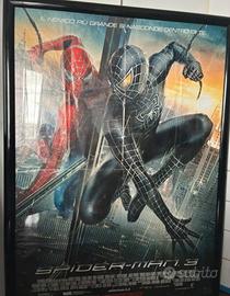 Poster incorniciato originale spiderman 3 (2007)