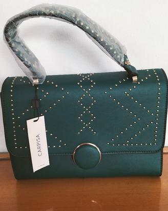 BORSA VERDE ECOPELLE NUOVA