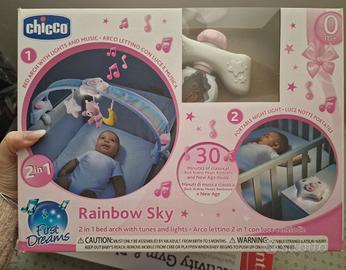Rainbow sky - Arco lettino con luci e suoni Chicco