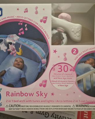 Rainbow sky - Arco lettino con luci e suoni Chicco