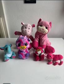 Set di peluche per bambina come nuovi