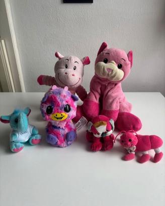 Set di peluche per bambina come nuovi