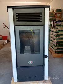 Stufa a pellet "Italia" bianca