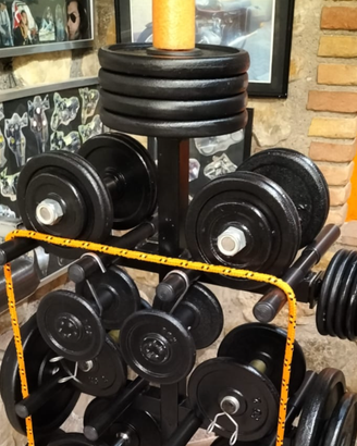 Rastrelliera completa manubri professionali