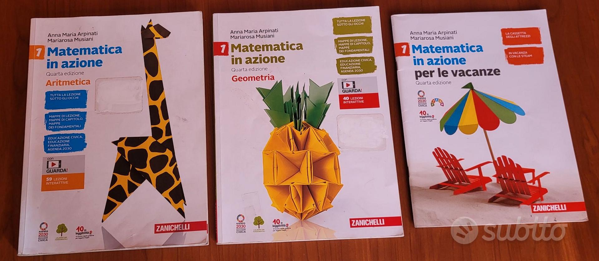 3 Libri scolastici usati: Matematica in azione 1 - Libri e Riviste In  vendita a Modena