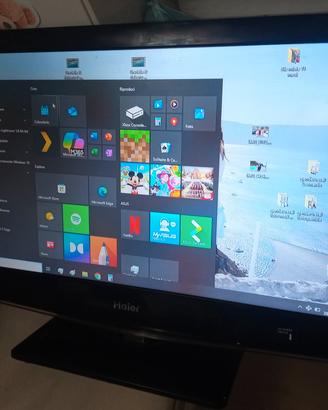 televisore TV haier 26" monitor HDmi schermo pc