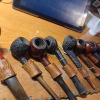 9 PIPE USATE PERFETTO STATO E MARCHI PRESTIGIO