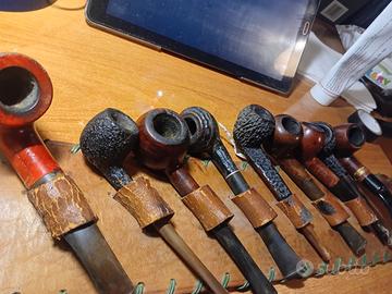9 PIPE USATE PERFETTO STATO E MARCHI PRESTIGIO