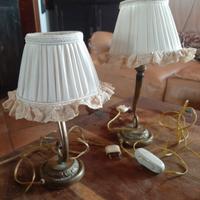 2 abat-jours vintage in ottone