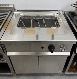 Cuocipasta a gas professionale 13,9 kW– 3 cestelli