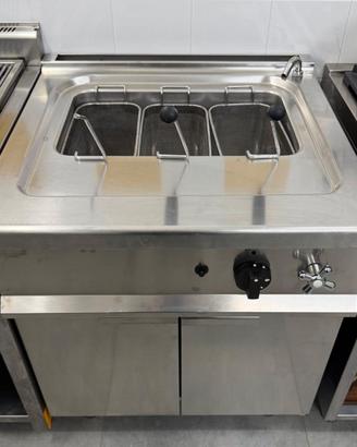 Cuocipasta a gas professionale 13,9 kW– 3 cestelli