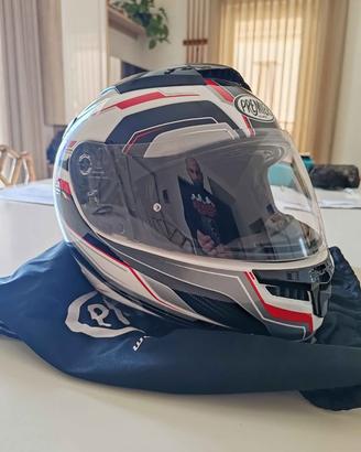 Casco integrale Premier Touran PX8 nero bianco ros