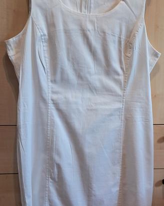 Abito Vestito Bianco Elegante Estivo