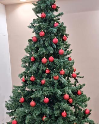 Albero di natale uragano eco cm 210 foltissimo