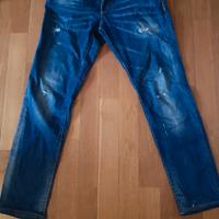 Jeans Dsquared2 uomo, tg. 48, slim, colore blu