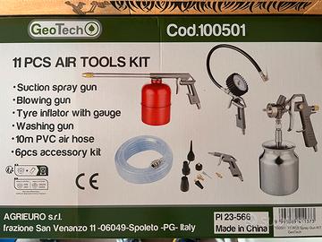 Kit 11 Accessori per compressore ad aria