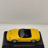 Modellino Ferrari 550 Barchetta Giallo (Yellow) 