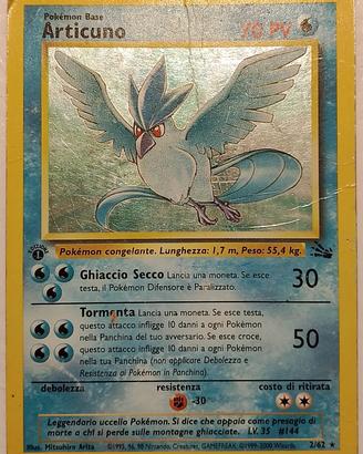 2/62 Articuno Holo Prima Edizione