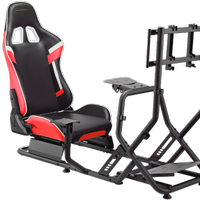 Simulatore di guida con Sedia Cortek Serie 6 Rosso