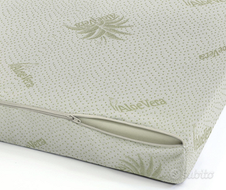Topper Memory Singolo Aloe Vera 90x190 cm