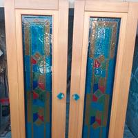 2 porte scrigno scorrevoli artigianali