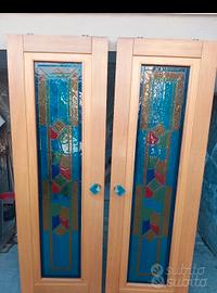 2 porte scrigno scorrevoli artigianali