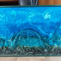 Fondale Marino - Olio su tela 70x100, Parise