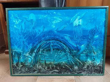 Fondale Marino - Olio su tela 70x100, Parise