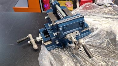 morsa a croce registrabile 100 mm da banco