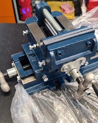 morsa a croce registrabile 100 mm da banco