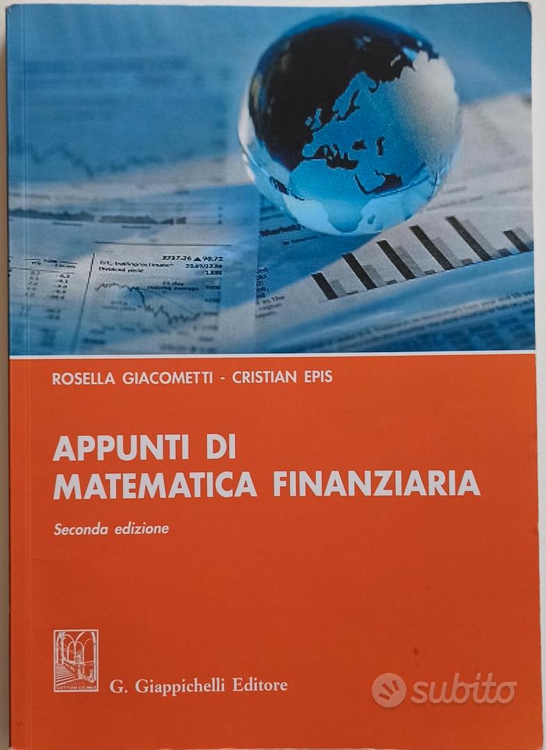 Libro università Appunti di matematica finanziaria - Libri e