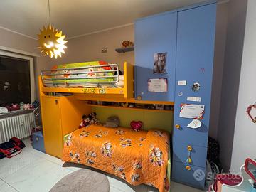 Cameretta Doimo Cityline con 3 letti