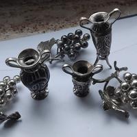 Lotto oggettistica da appoggio, in argento