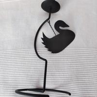 Portacandela in ferro battuto