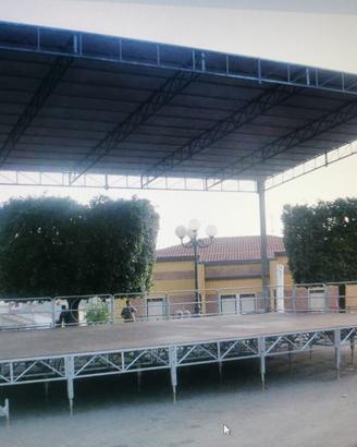 Palco Modulare Orlando con Copertura Telescopica