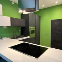 Cappa a isola elica in acciaio inox