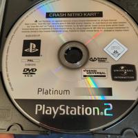 crash nitro cart platinum per  playstation 2
