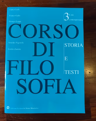 Corso di filosofia 3 l'età contemporanea