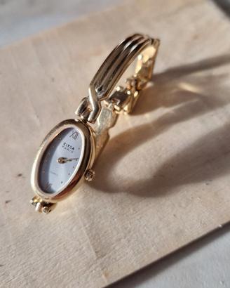 orologio clyda paris placcato oro donna