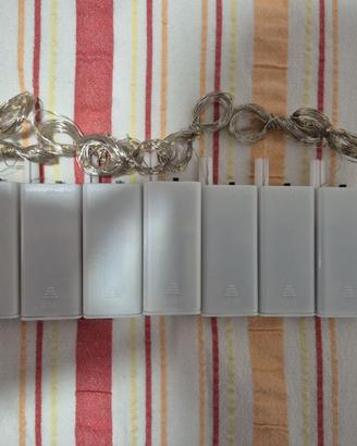 Lotto 8x Lucine Decorative a LED a Batteria (Luce