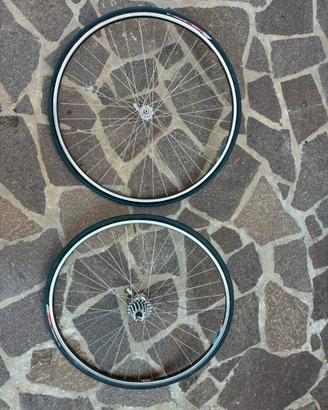 Ruote FIR HR22 vintage con mozzi Campagnolo
