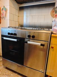 Cucina a gas Glem in acciaio inox