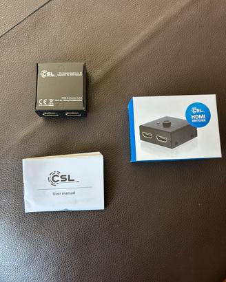 Switch HDMI Bidirezionale CSL (2 in 1 / 1 in 2)