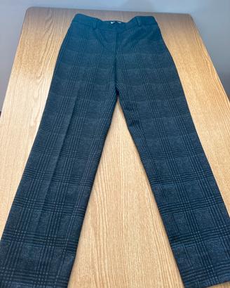 Pantaloni eleganti a quadri grigi Bluekey - T. M