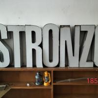 tabella insegna lettere vintage